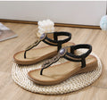 Cilool  Sandals Bohemian Rhinestone Comfortable  Holiday Shoes BS05