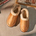 Big lazy half-slipper type cotton and wool casual warm shoes cotton mop 49-50