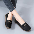 Cilool Flat Fashion Comfortable Shoes  Leather Breathable Casual Loafers