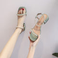 Cilool High Heels With Pearl Fairy Sandals