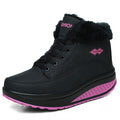 Cilool Plush Warm Winter Boots Women's Platform  Ankle Swing Shoes