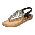 Cilool Rhinestone Platform Bohemian Sandals