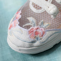 Mesh inner heightened canvas shoes embroidered shoes thickened improved hanfu shoes