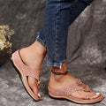 Cilool Sandals With Arch Support Anti-Slip Wedges Sandals