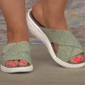 Cilool Up-gradation-Stretch Cross Slide Sandals