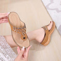 Summer Women Casual Sandal Fashion Ladies Bling Sewing Sandals