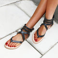Cilool Summer Ankle Strap Women Flat Sandals