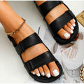 Women Gladiator Sandals Buckle Soft Jelly Shoes