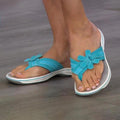Cilool  Comfy Wedge Beach Women Flip Flops