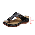Sandals with Arch Support Anti-Slip wedges Sandal Vintage Flip Flop comfortable slippers  Non-slip Casual Wedge Platform Shoes