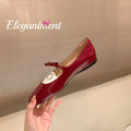 Cilool Comforthable French ladies Flat Shoes