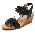Summer Comfortable Women Shoes Woman Sandals Fashion Flowers Casual Roman shoes Ladies Wedges Sandals