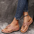 Cilool Sandals With Arch Support Anti-Slip Wedges Sandals
